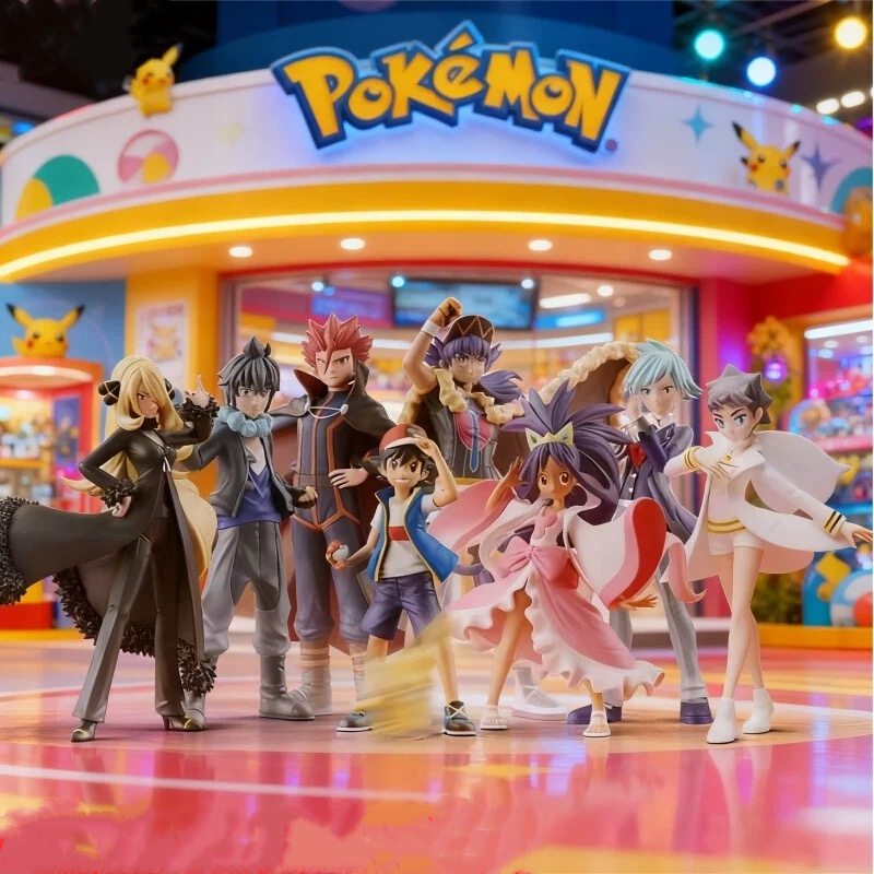 小精灵八大师系列小智竹兰二次元手办动漫模型摆件