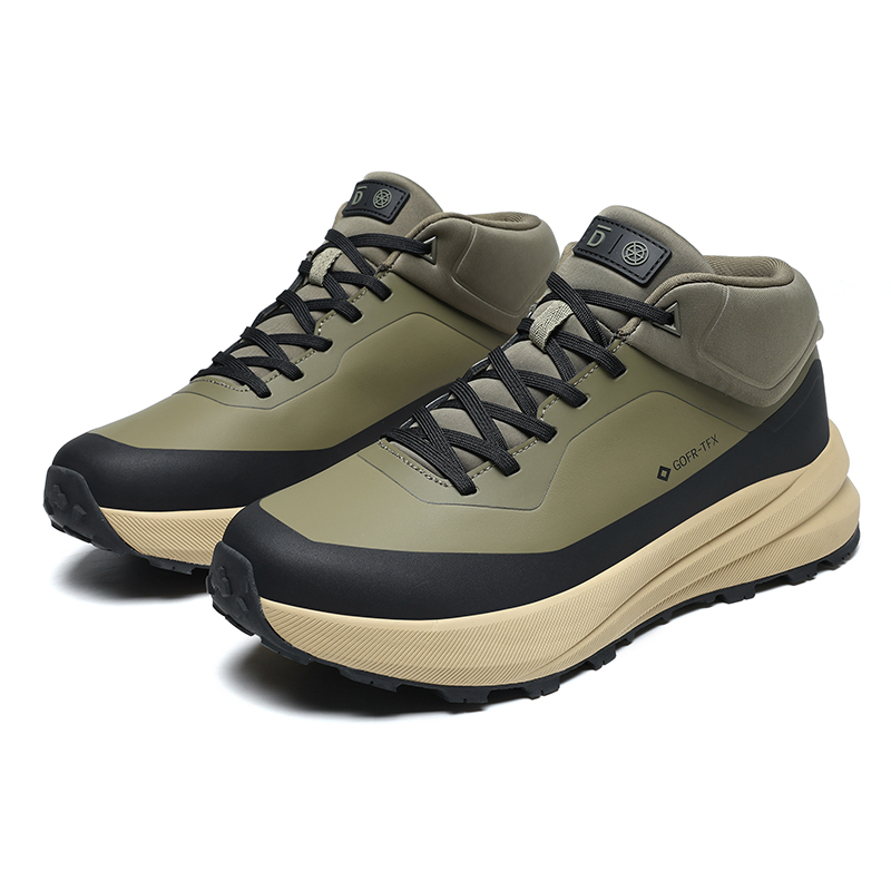 秋冬新款男士防泼水中帮登山鞋