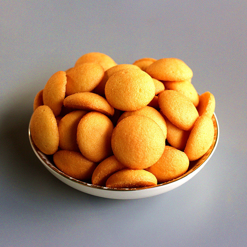 庄兴旺鸡蛋煎果,散装蛋黄饼小圆饼干超市整箱8斤包邮(不退换)