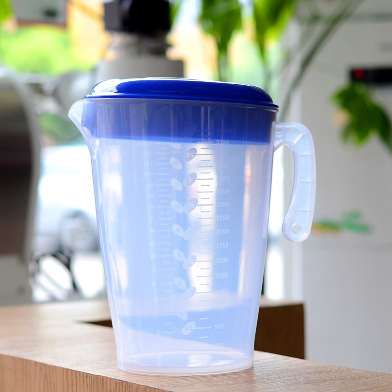 4000ml冷水壶 饮料壶 奶茶壶 茶水壶 餐饮 水壶 果汁壶 带盖子4L