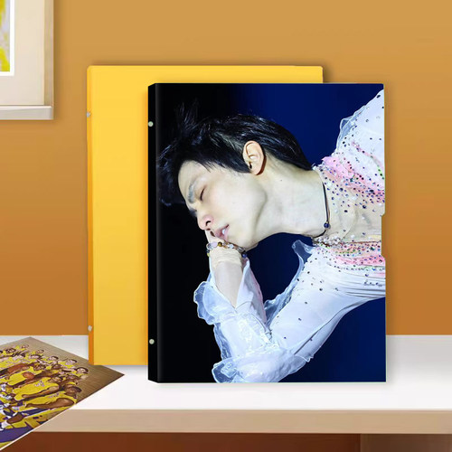 A4文件夹活页资料册奖状证书收集册16K海报夹6-8寸相册动漫卡片册 - 封面