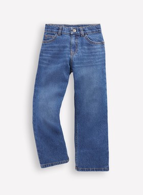 代购 MiniBoden儿童牛仔裤 26春夏季女童浅蓝色复古休闲裤 2-14岁