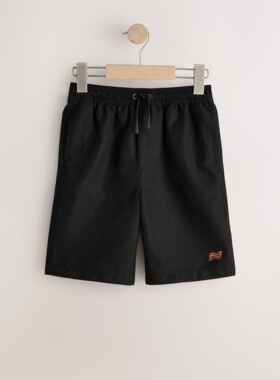 代购 NEXT儿童泳裤 26夏季男童黑色沙滩裤 中长款游泳短裤 3-16岁