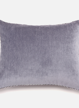 现代美式松石绿紫色玫瑰棕简约风绒布抱枕套别墅腰枕靠包靠垫含芯