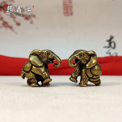纯铜实心手把玩吸水小物件
