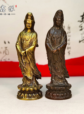 室内复古观世音菩萨小佛像