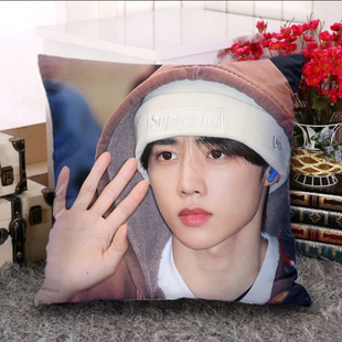 新款 BOYZ照片定制靠垫枕头闺蜜朋友礼物 创意金善旴周边抱枕THE