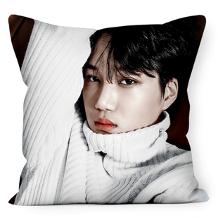 exo金钟仁周边同款专辑海报应援棒娃娃明星钟熊玩偶人形12人抱枕