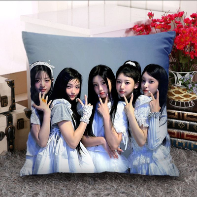 新款ILLIT周边抱枕卢玧我朴慜柱女团照片定制靠垫枕头闺蜜礼物