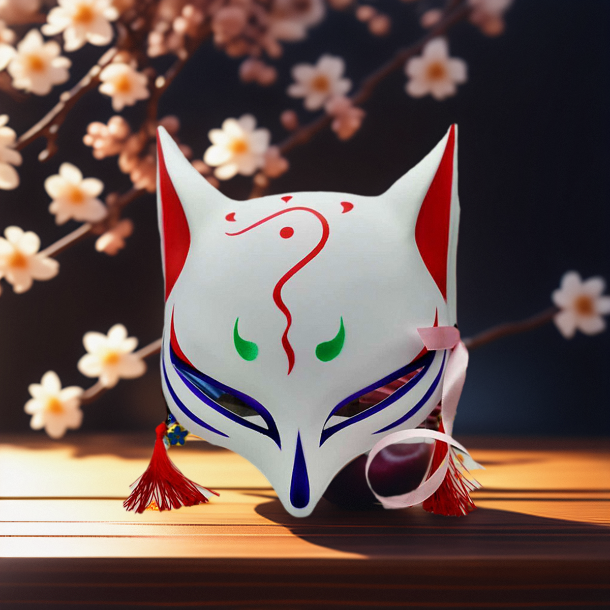 抖音同款日式和风狐狸面具cos动漫狐妖面具化妆舞会猫脸面具男女