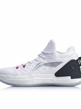 李宁驭帅13 ABAP095-1防滑耐磨篮球鞋 男款 白色河南LL仓