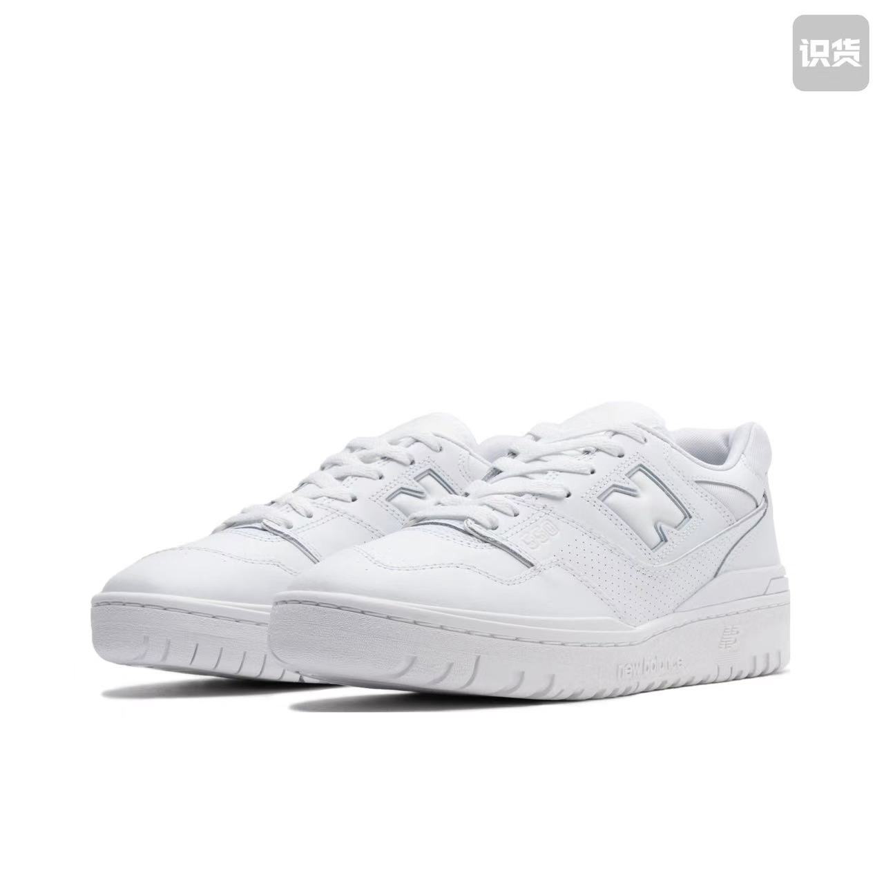 New Balance BB550WWW舒适减震防滑耐磨低帮篮球鞋白色河南LL仓
