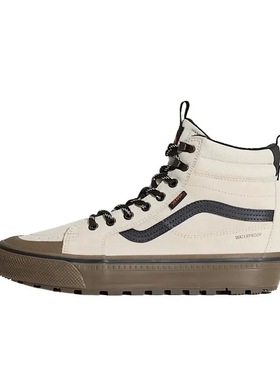 Vans Sk8-Hi 皮革绒面革 简约百搭保温 板VN000DAQZO2 杭州WY