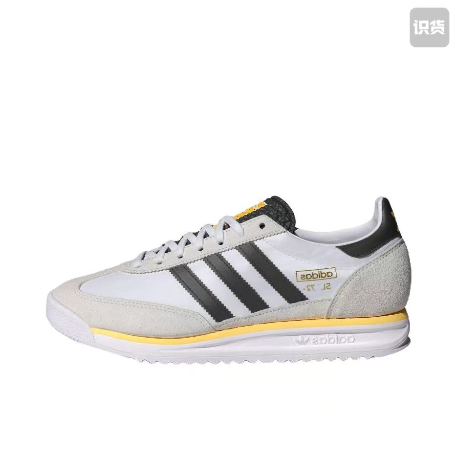 adidas IH4823舒适防滑耐磨低帮休闲鞋男女同款灰黑色河南LL仓