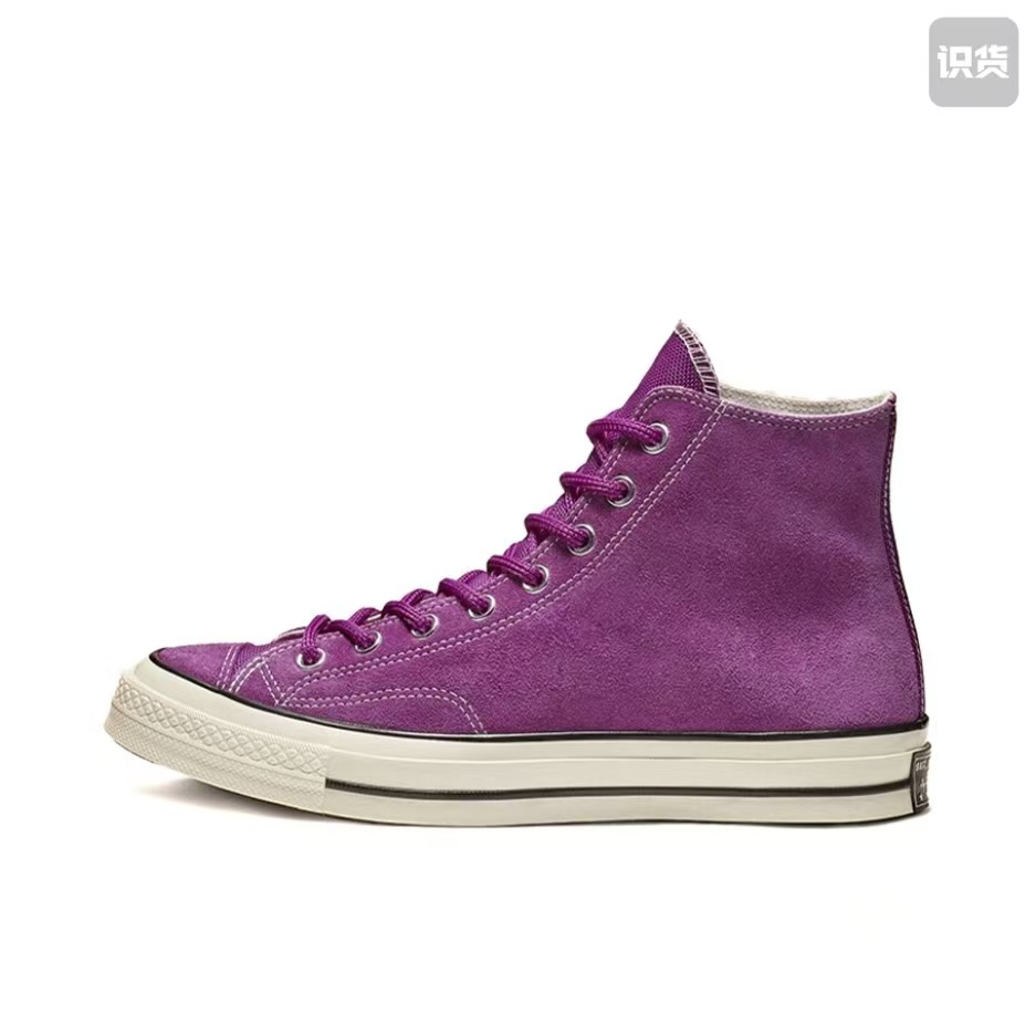 Converse 1970s 162369c舒适休闲 高帮 帆布鞋男女同款紫河南LL仓