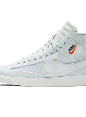 Nike耐克女鞋开拓者淡蓝色高帮休闲鞋耐磨BQ4022-400温州JYH仓