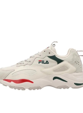 FILA Tracer 老爹鞋 男女同款灰绿红 韩版 1RM01153E926 贵州66仓