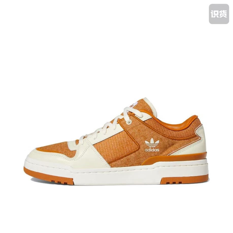 adidas GW2012织物合成革潮流休闲低帮板鞋男女同款橙色河南LL仓
