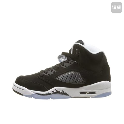Air Jordan 5 440888-035高帮 复古篮球鞋 女款 黑色河南LL仓