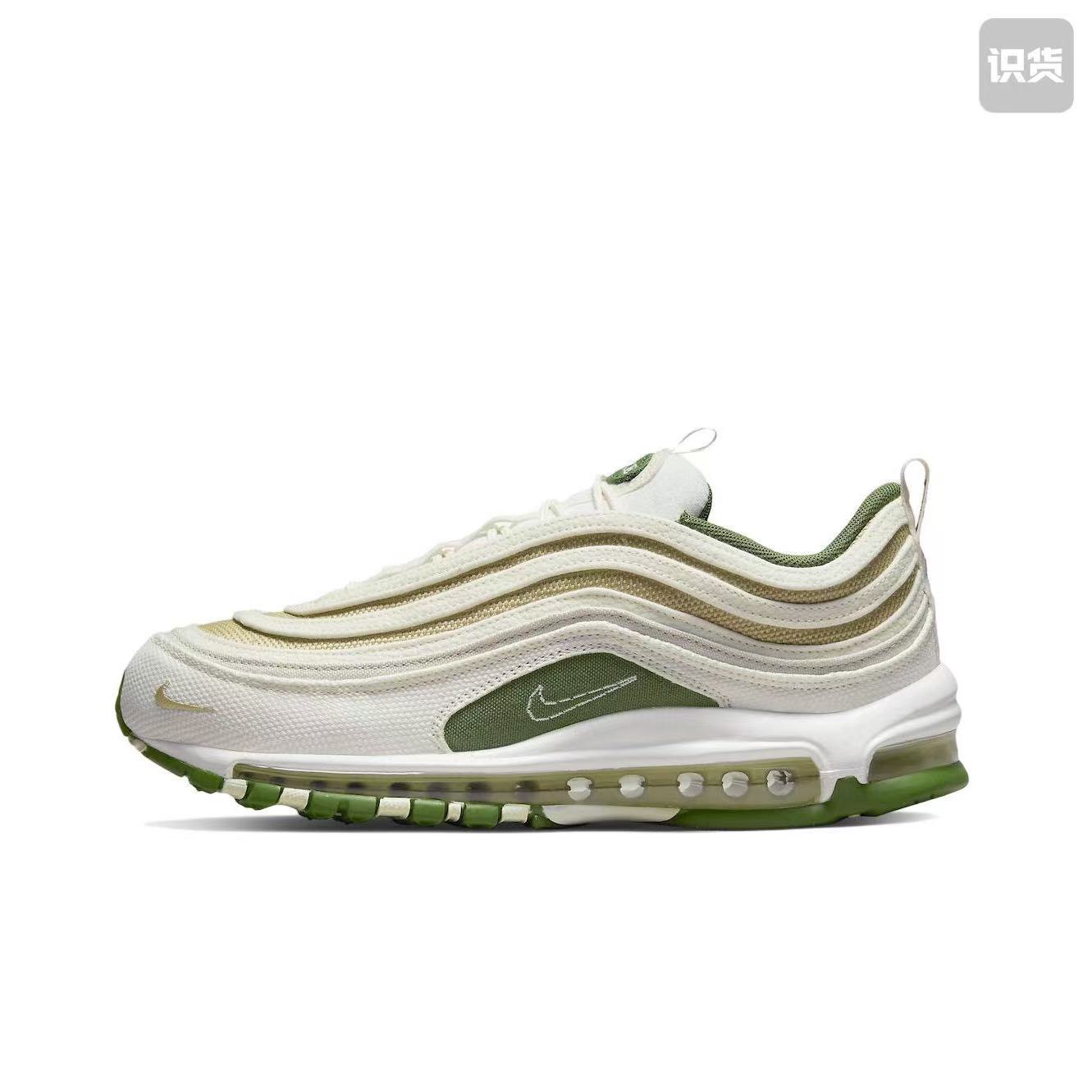 Nike Air Max97 DM8588-100低帮 休闲跑步鞋 男款 白绿河南LL仓