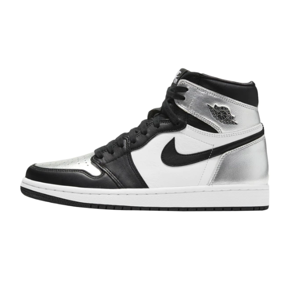 Air Jordan 1复古支撑合成革 高帮/黑银脚趾CD0461-001嘉兴顺丰仓