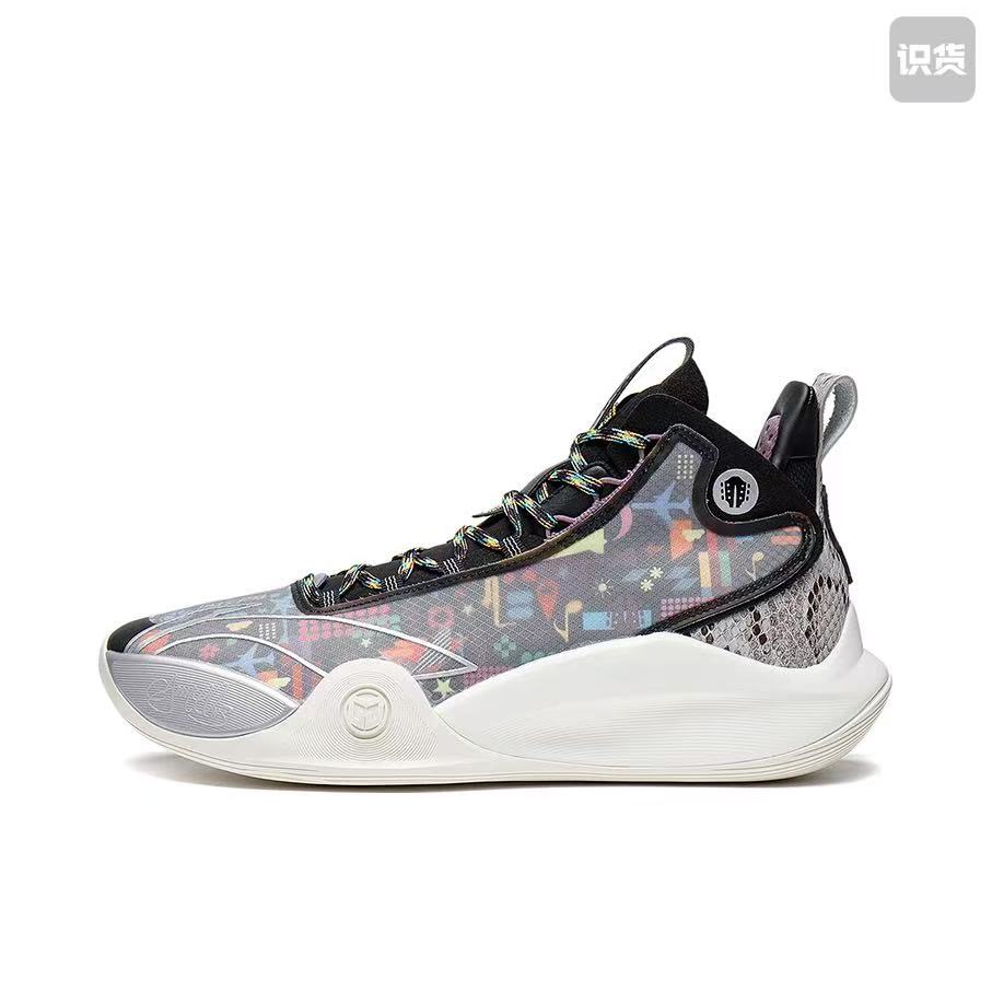 李宁CJ-1迈克勒姆一ABAR019-22舒适防滑耐磨中帮篮球鞋男河南LL仓