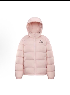 CAMEL骆驼 黑钻系列户外加厚保暖 短款羽绒服 A35WR28002 山东D仓