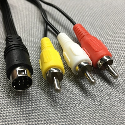 世嘉segamd2游戏机av线三色