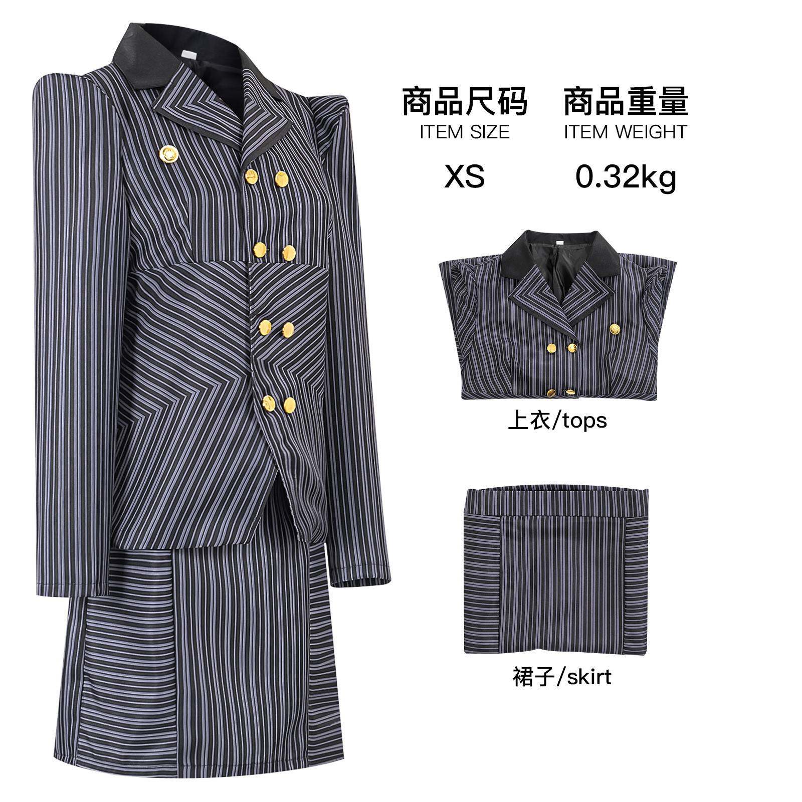 魔法坏女巫COS服女主Glinda同款服装 万圣节舞台表演服COSPL AY服
