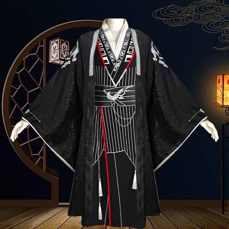 仙逆cos服 王林李慕婉cos服 王林汉服长袍cosplay动漫服装男