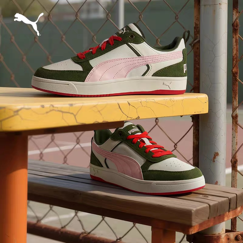 多巴胺拼色休闲鞋男女PUMA彪马官方低帮运动鞋DRIBBLE 401057