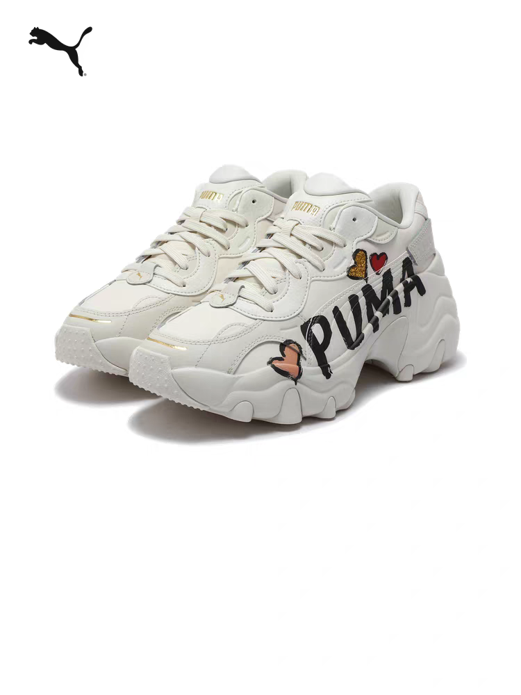 【老爹鞋】复古增高爱心厚底鞋女PUMA彪马休闲鞋PULSAR385252