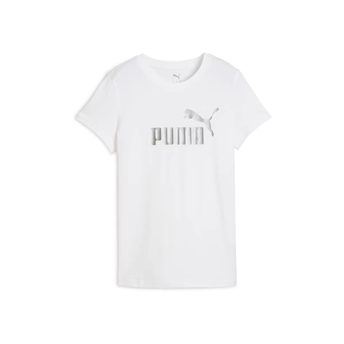 纯棉简约白色运动短袖T恤女PUMA彪马官方新款夏季休闲上衣 698702