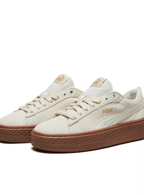 经典复古厚底松糕鞋女PUMA彪马官方新款绒面休闲鞋PLATFORM366488