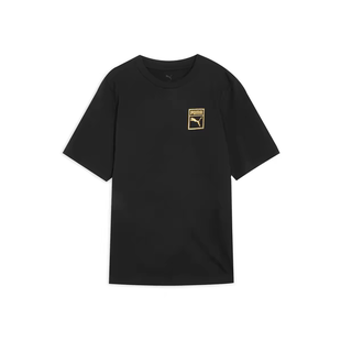 纯棉宽松休闲短袖 PUMA彪马夏季 印花运动上衣 689270 T恤男女款