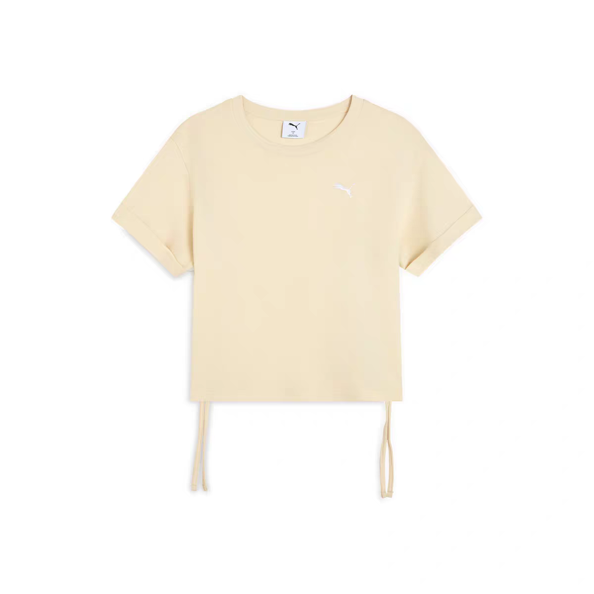 彩色纯棉宽松休闲短袖T恤女PUMA彪马夏季圆领短款运动上衣 631716