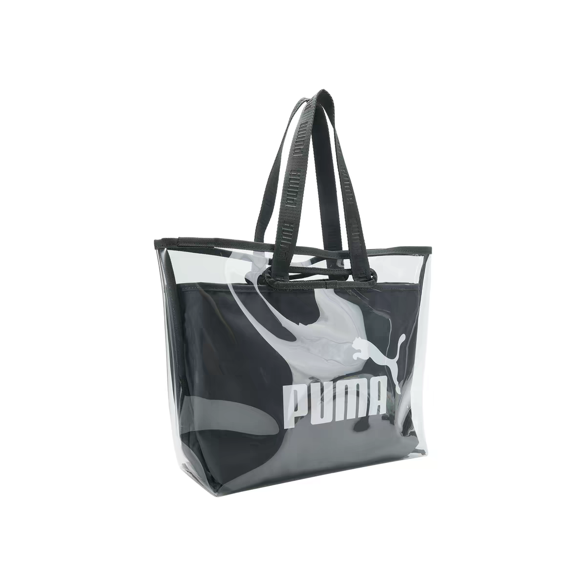 运动包女子休闲双层印花透明手提托特包 076116puma官方奥莱