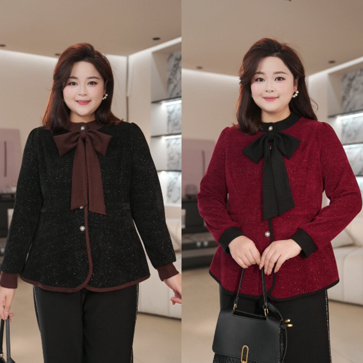 PWD33399【现货仅上衣】高级感蝴蝶结千金风大码女装【衣长68】,女装/女士精品,大码内搭,淘宝优惠券,粉丝福利购,淘宝优惠卷