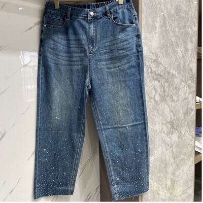 PWD32991【现货仅裤子】夏季弹力通勤显瘦窄版直筒裤【裤长93】