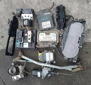 14年大众宝来波箱发动机车身电脑仪表盘ABS泵空调开关节气门总成