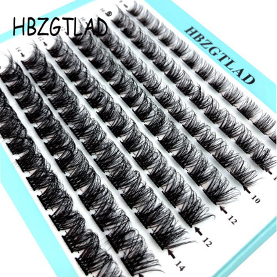New DIY 96 Cluster Eyelash Extension Bunch Lashes Segmented