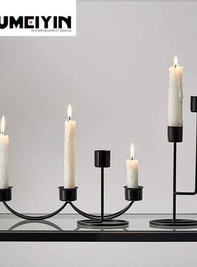 -nordic candlelight dinner prop candlestick candle holder