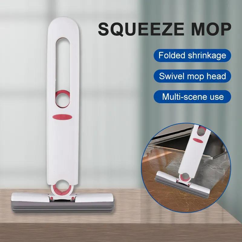 Portable Mini Squeeze Mop Cleaning Kitchen Floor Cleaning跨