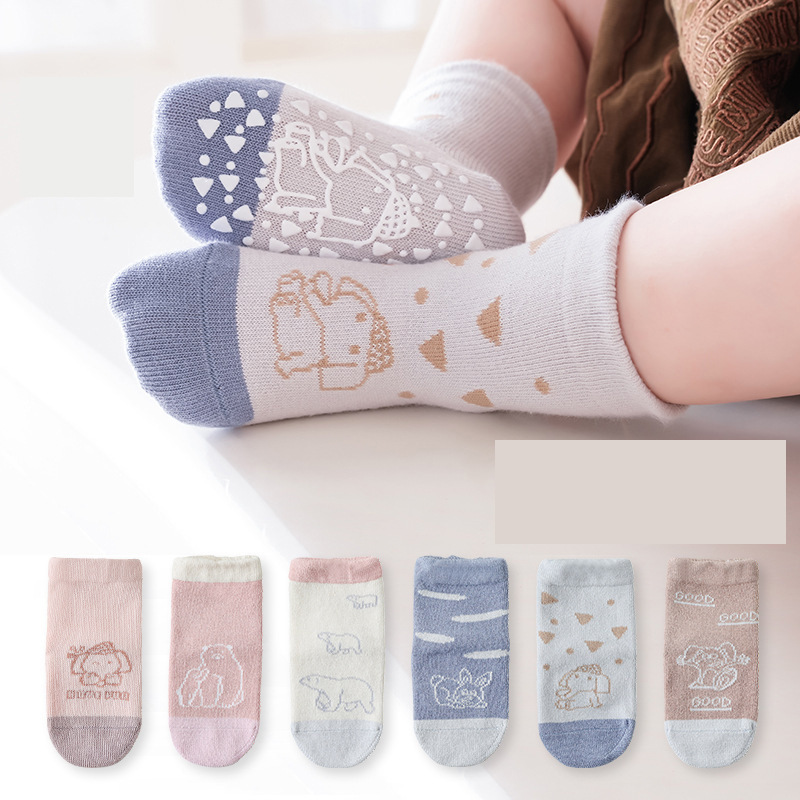 2025 Baby Floor Socks Children Non - Skid Socks Cute Cartoon