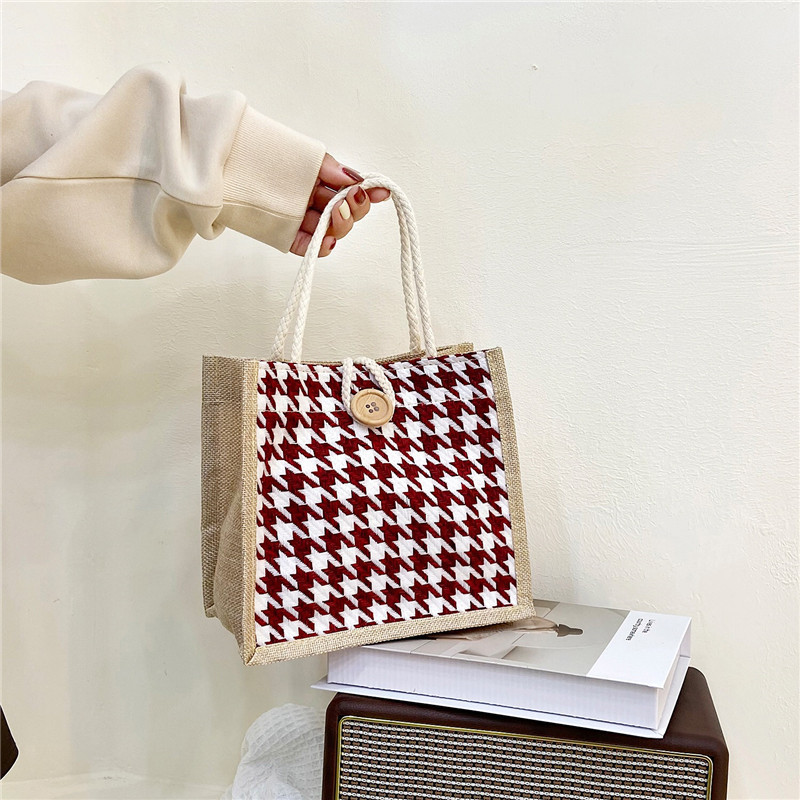 Tote Canvas Women's Bag Thousand Birdseed Shopping Shoulder