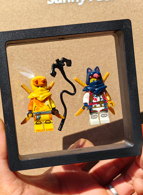 稀有幻影忍者积木人仔第17季劳埃德索拉妮雅拼搭积木人偶PE盒套装