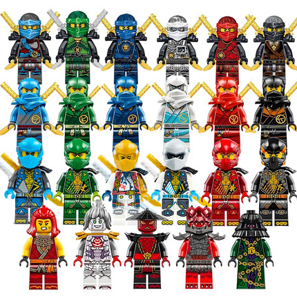 幻影新款忍者大电影积木人仔国产第三方7-19季合集劳埃德稀有反派