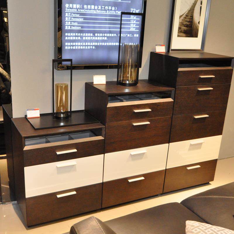 易格家具简约现代斗柜专柜正品