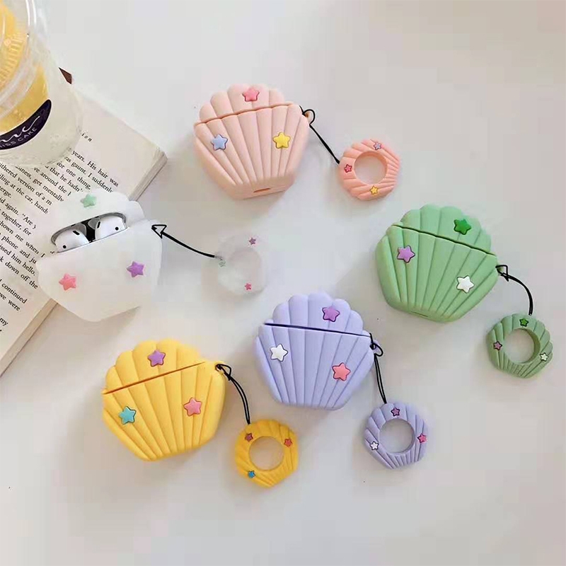 ins立体贝壳Airpods1/2代苹果无线蓝牙耳机套保护套硅胶个性case在类目 3C数码配件, MP3/MP4配件, 耳机配件中 - 来自Buy2taobao.com提供专业的淘宝代购服务