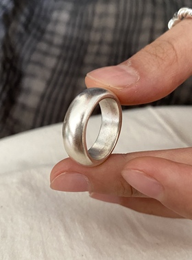 ChaliMizi通体纯银简约实心戒指